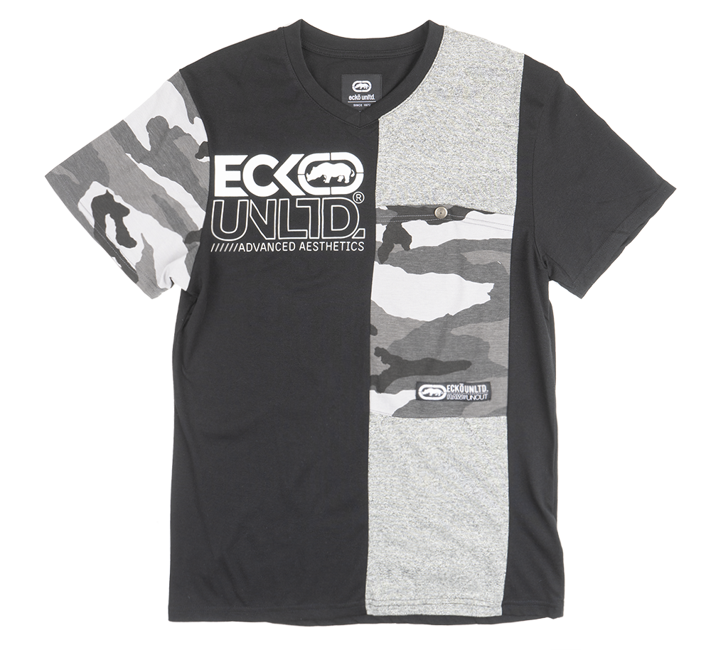 ECKO UNLTD LOGO T-SHIRT BLACK - E012K949