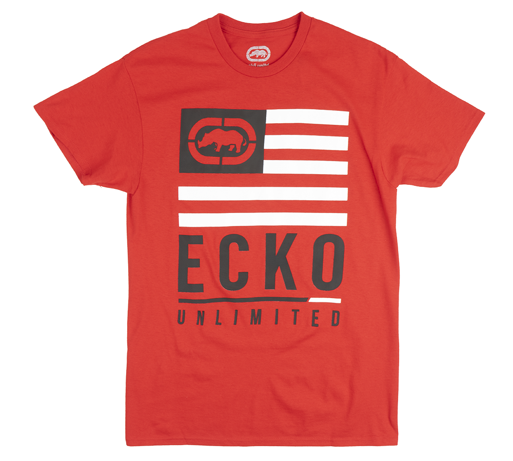 ECKO UNLTD GRAPHIC T-SHIRT TRUE RED - E022T219