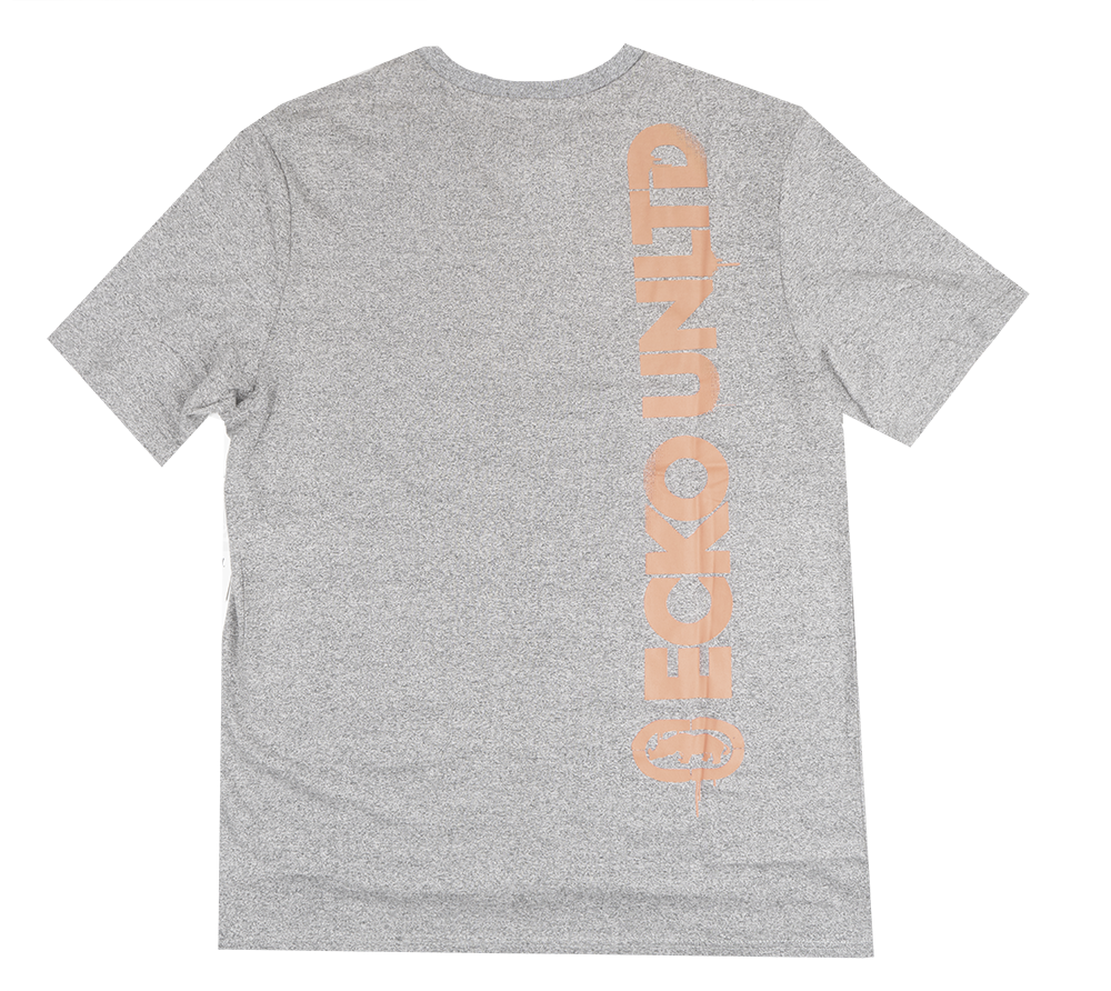 ECKO UNLTD LOGO T-SHIRT GREY MARLED - E012K831