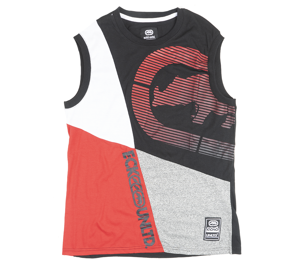 ECKO UNLTD GRAPHIC TANK TOP TRUE RED - E012A42