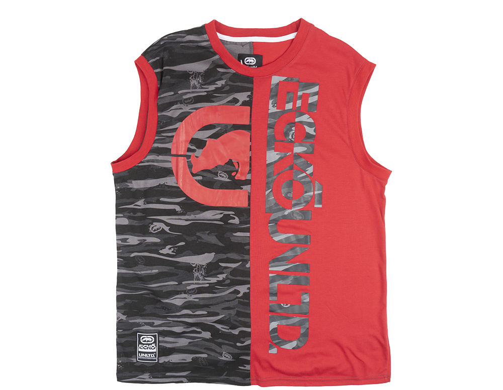 ECKO UNLTD GRAPHIC TANK TOP TRUE RED - E012A44