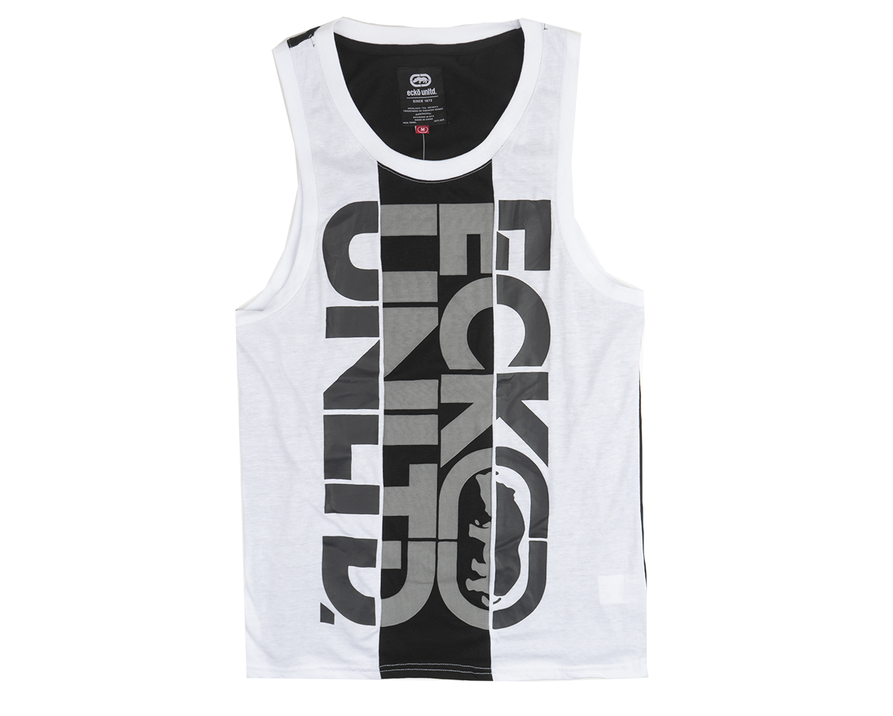 ECKO UNLTD GRAPHIC TANK TOP WHITE - E012A33