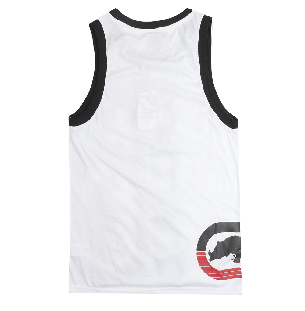 ECKO UNLTD GRAPHIC TANK TOP WHITE - E012A39