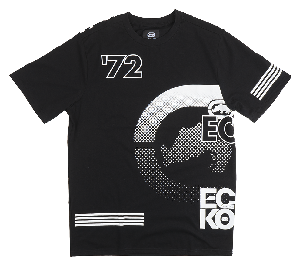 ECKO UNLTD GRAPHIC T-SHIRT BLACK - E031K791