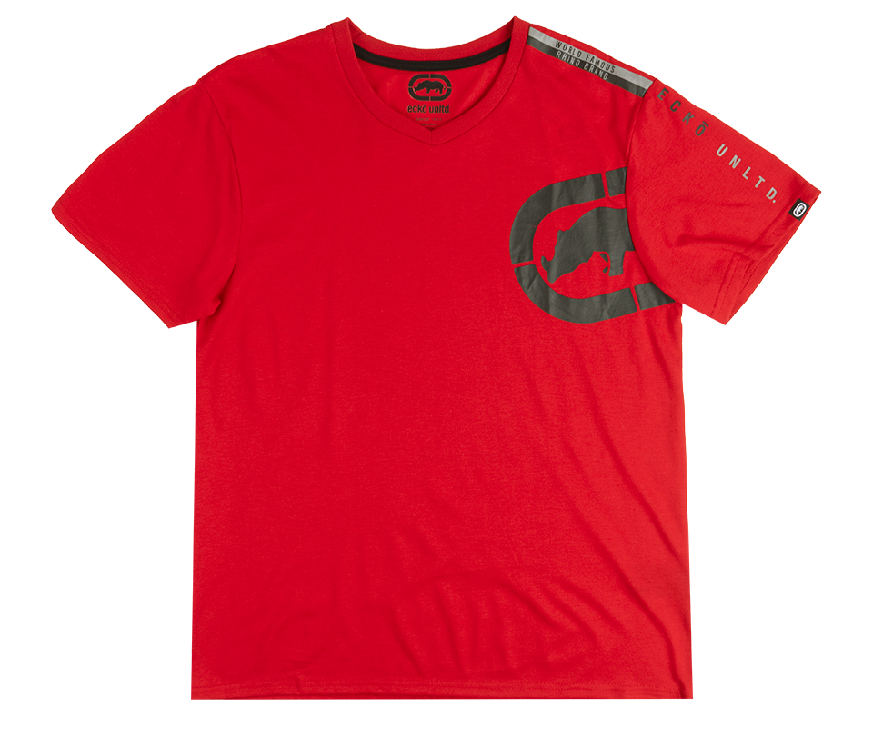 ECKO UNLTD GRAPHIC T-SHIRT TRUE RED - E031K797