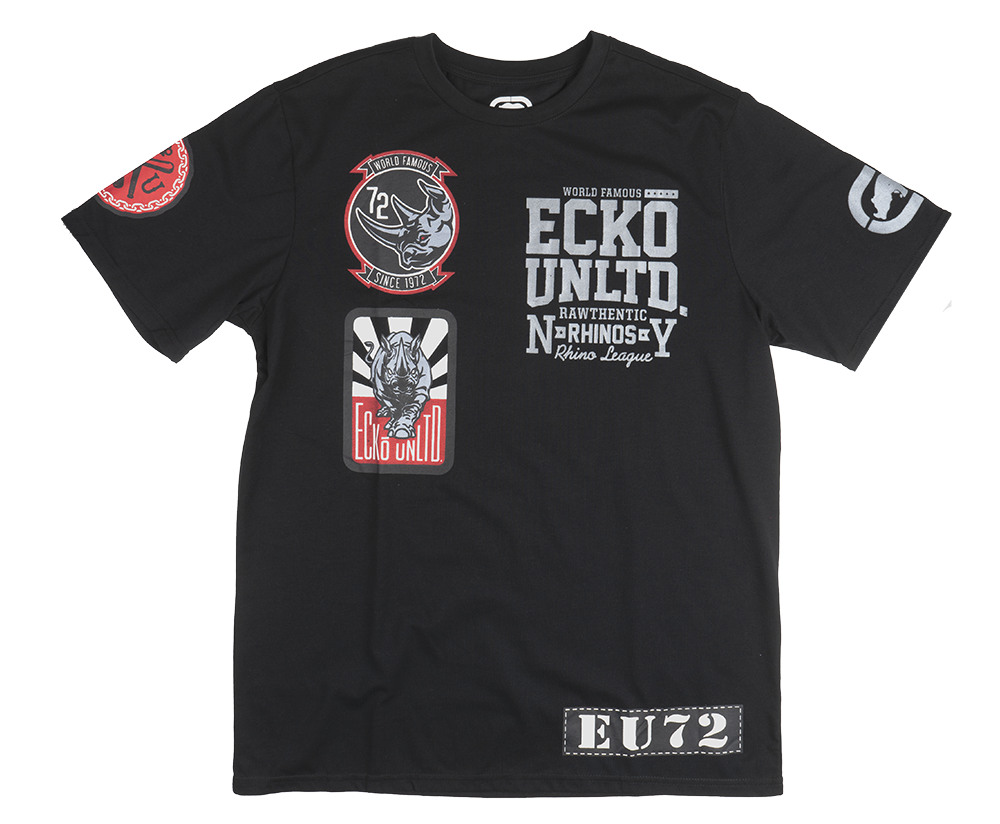 ECKO UNLTD GRAPHIC T-SHIRT BLACK - E031K782