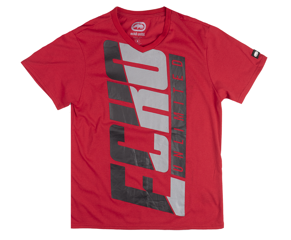 ECKO UNLTD GRAPHIC T-SHIRT TRUE RED - E012K866