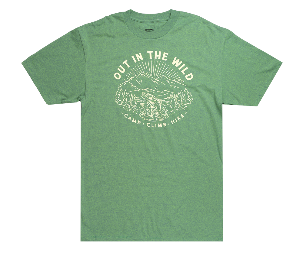 SONOMA GRAPHIC T-SHIRT SUMMER GREEN - SNMA0386