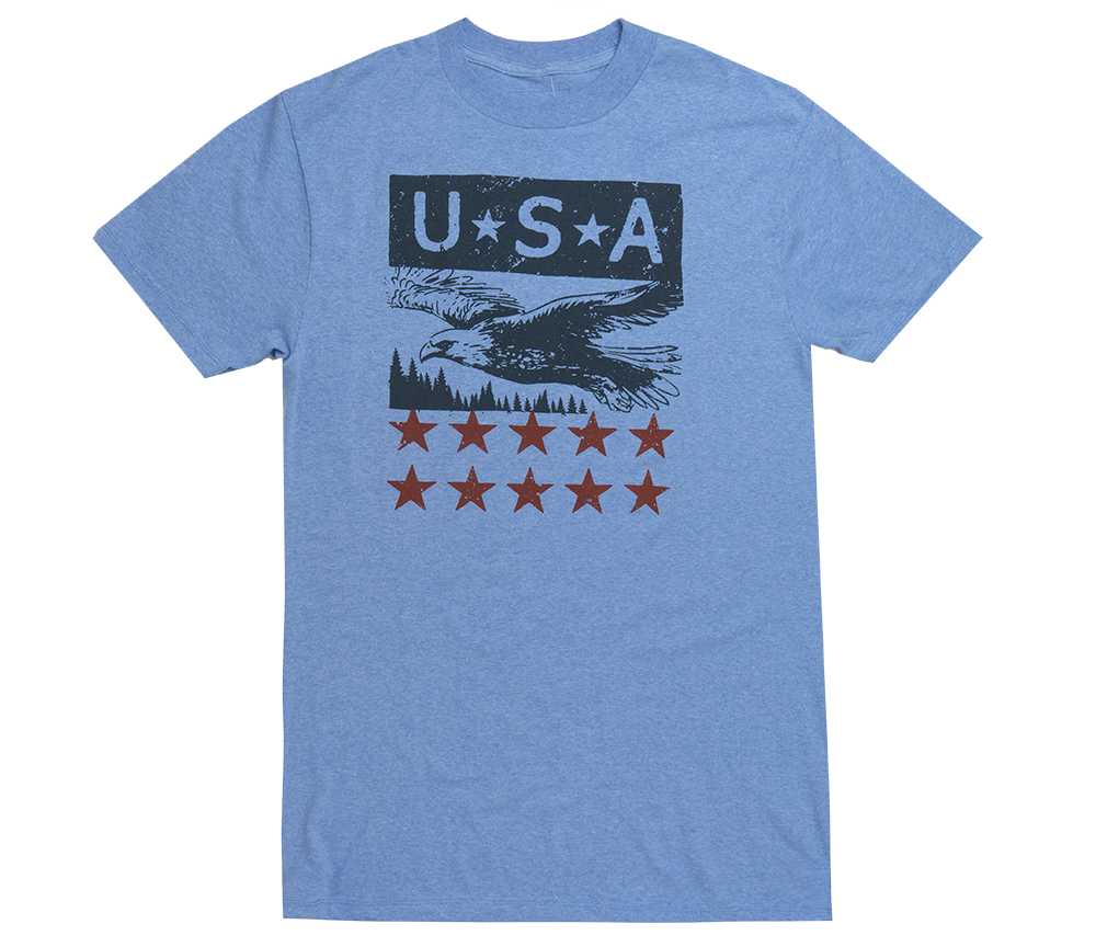 SONOMA GRAPHIC T-SHIRT HTR BLUE - SNMA0138