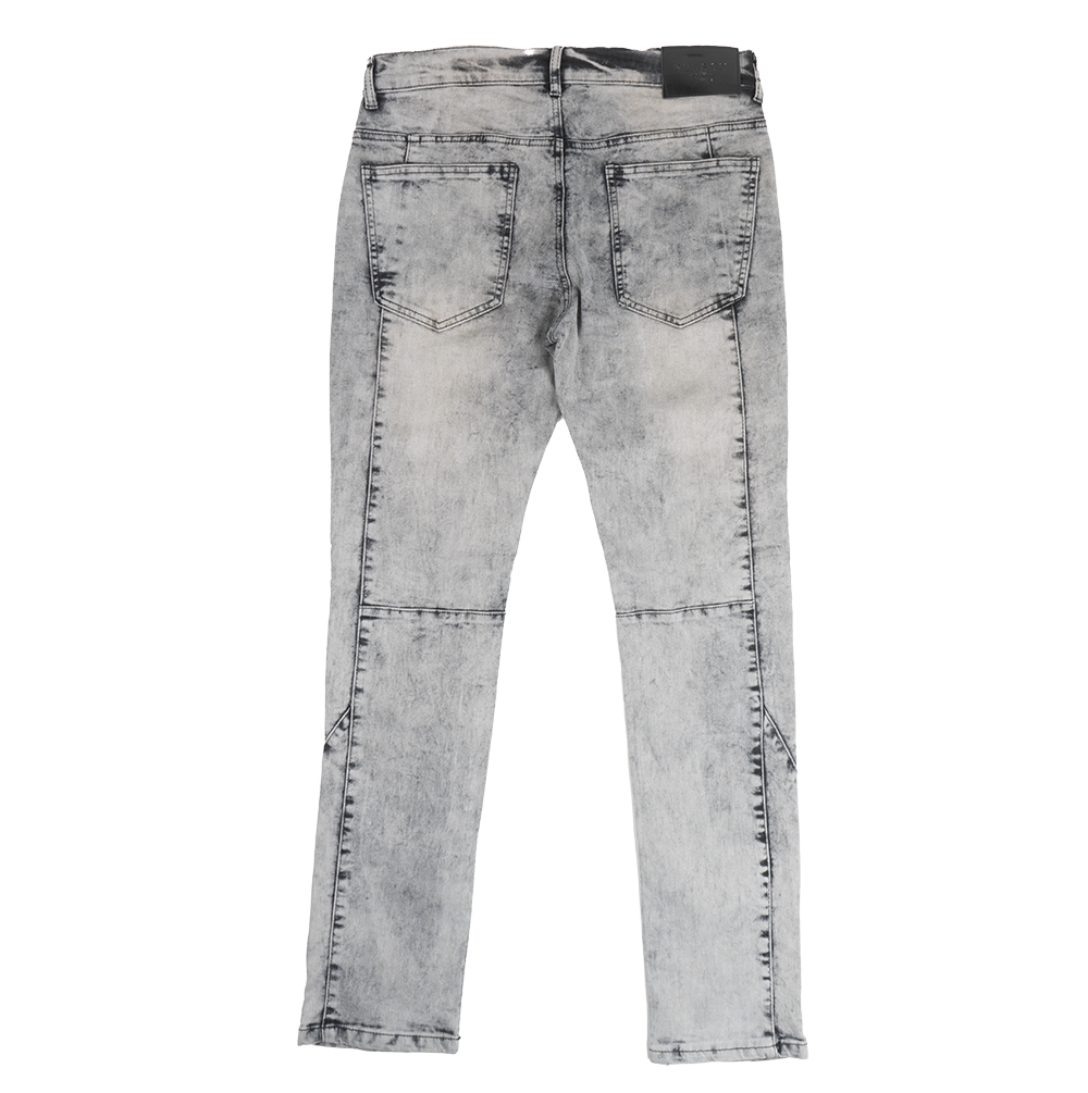 REASON WASHED DENIM JEANS GREY - DF-54