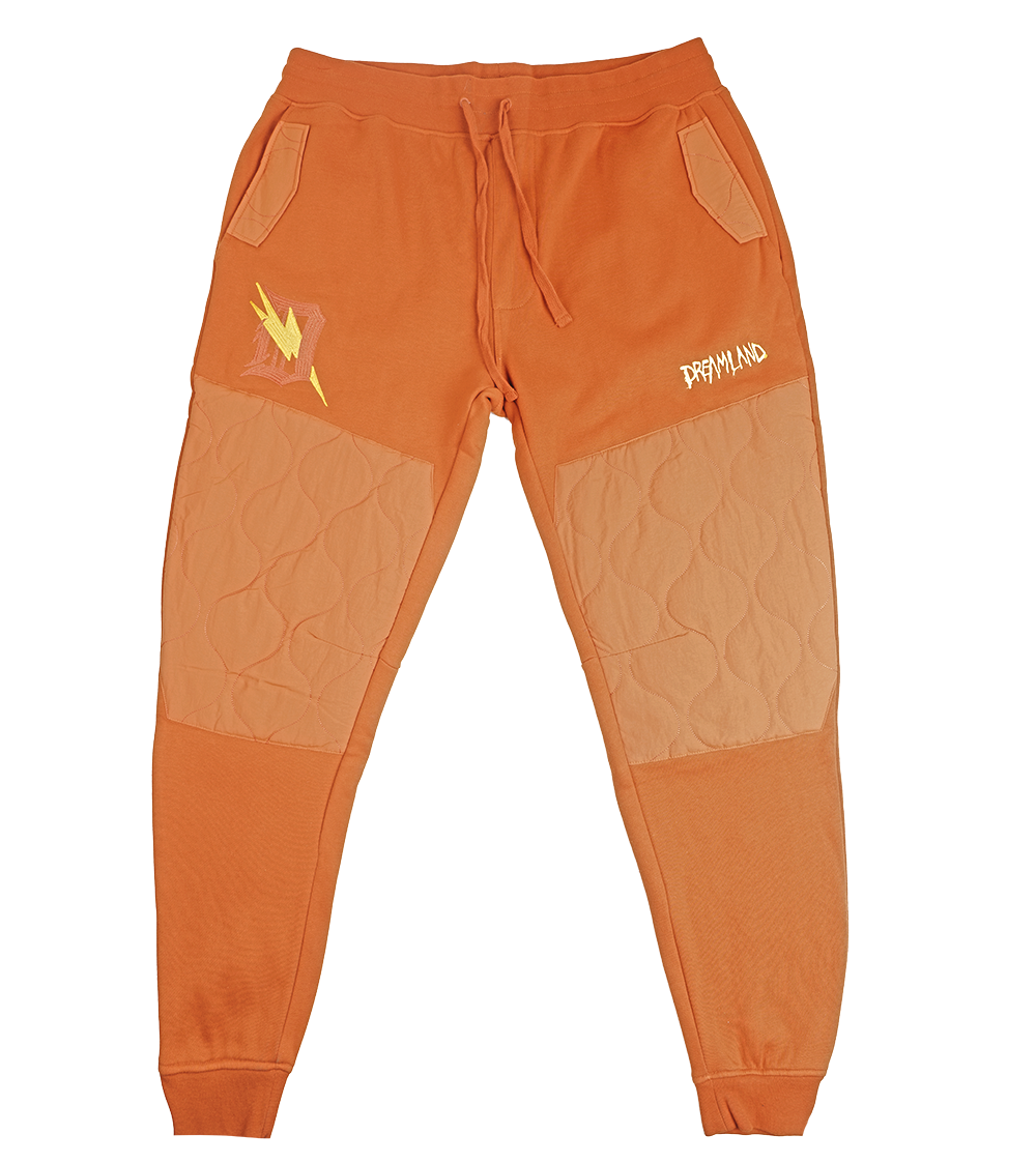 DREAMLAND PLUS SIZE JOGGER PANTS BURNT ORANGE - D2211B0765