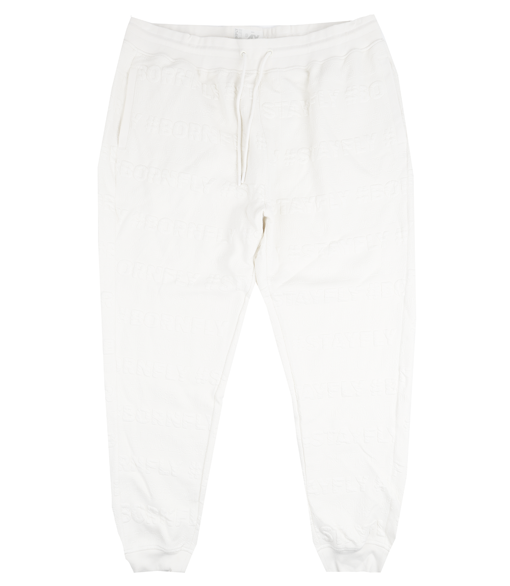 BORN FLY PLUS SIZE JOGGER PANTS CREAM - 2302B4694