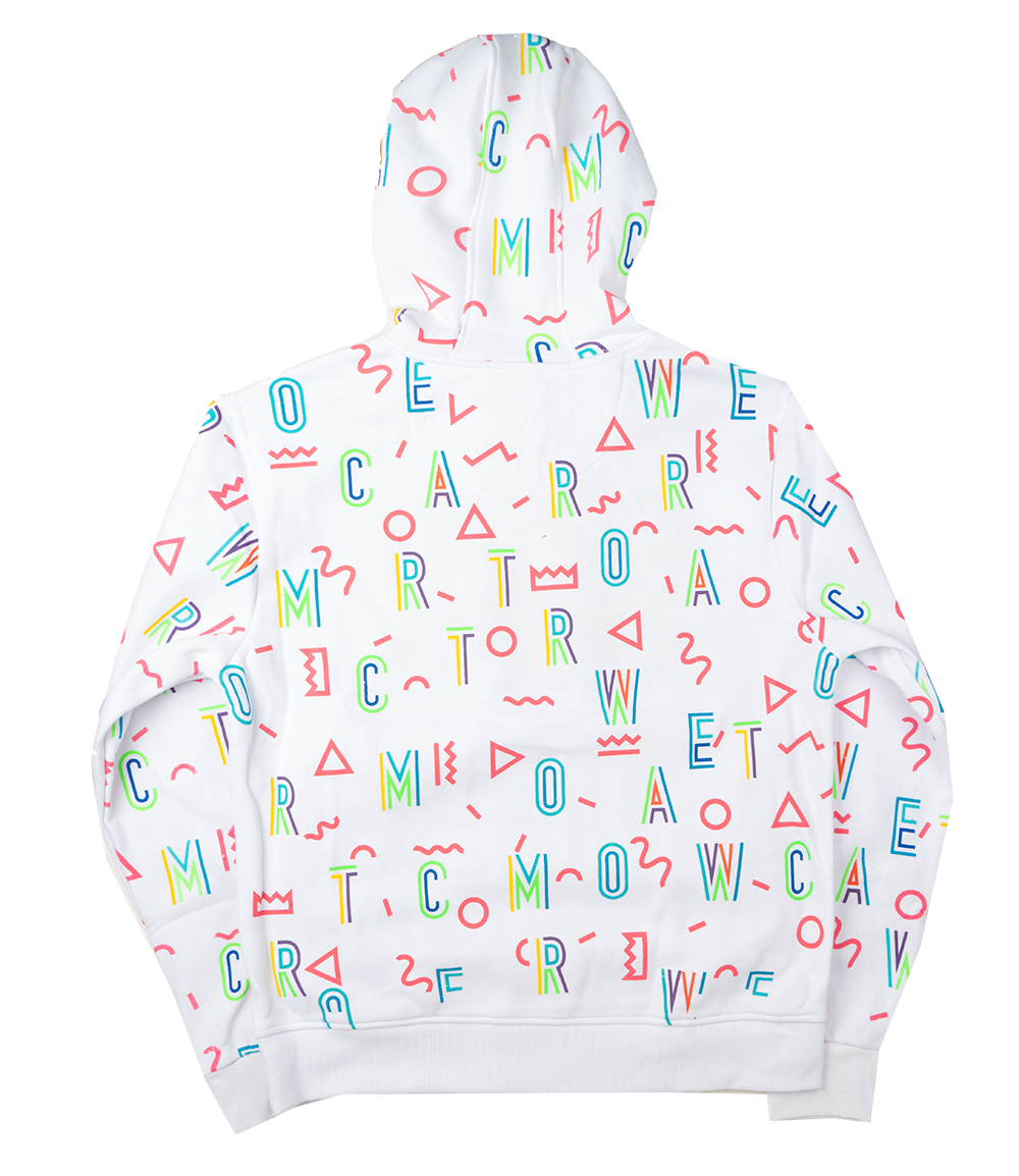 CREATE 2MRW GRAPHIC HOODIE WHITE - CF1243