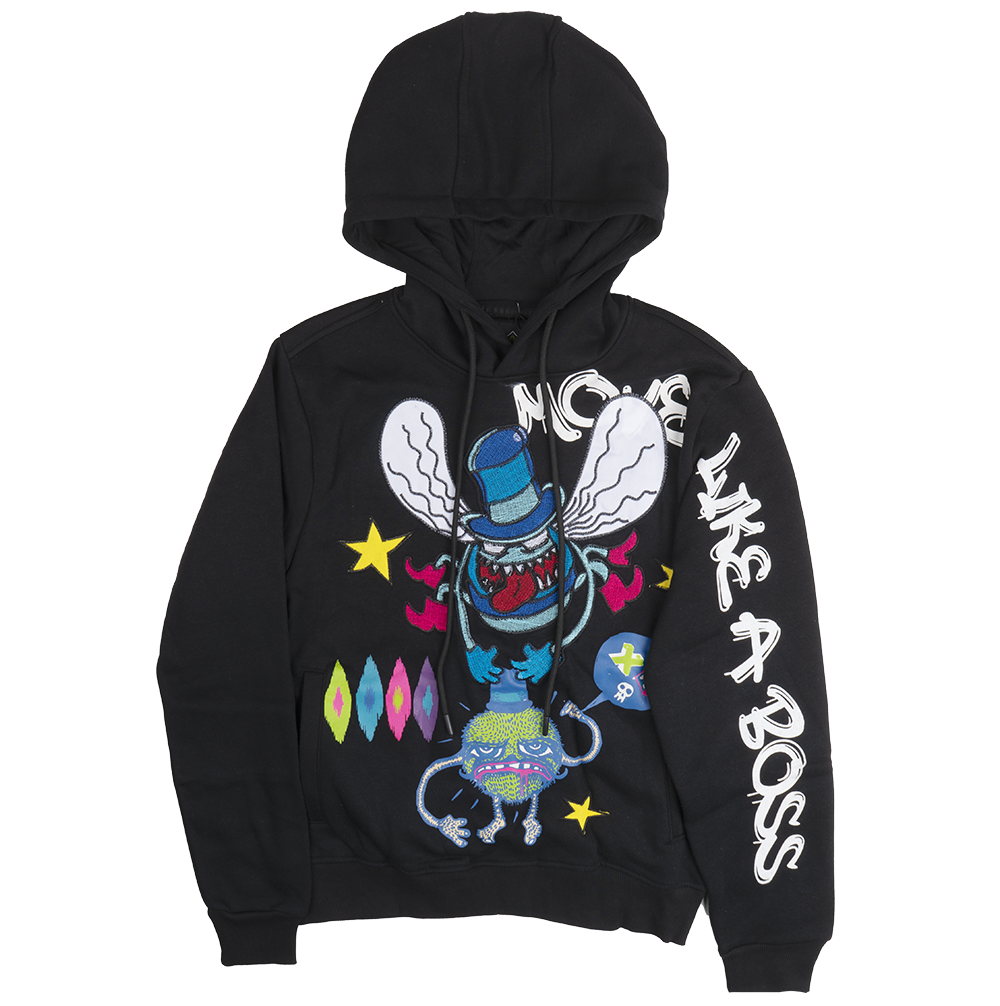 CREATE 2MRW GRAPHIC HOODIE BLACK - CF1239