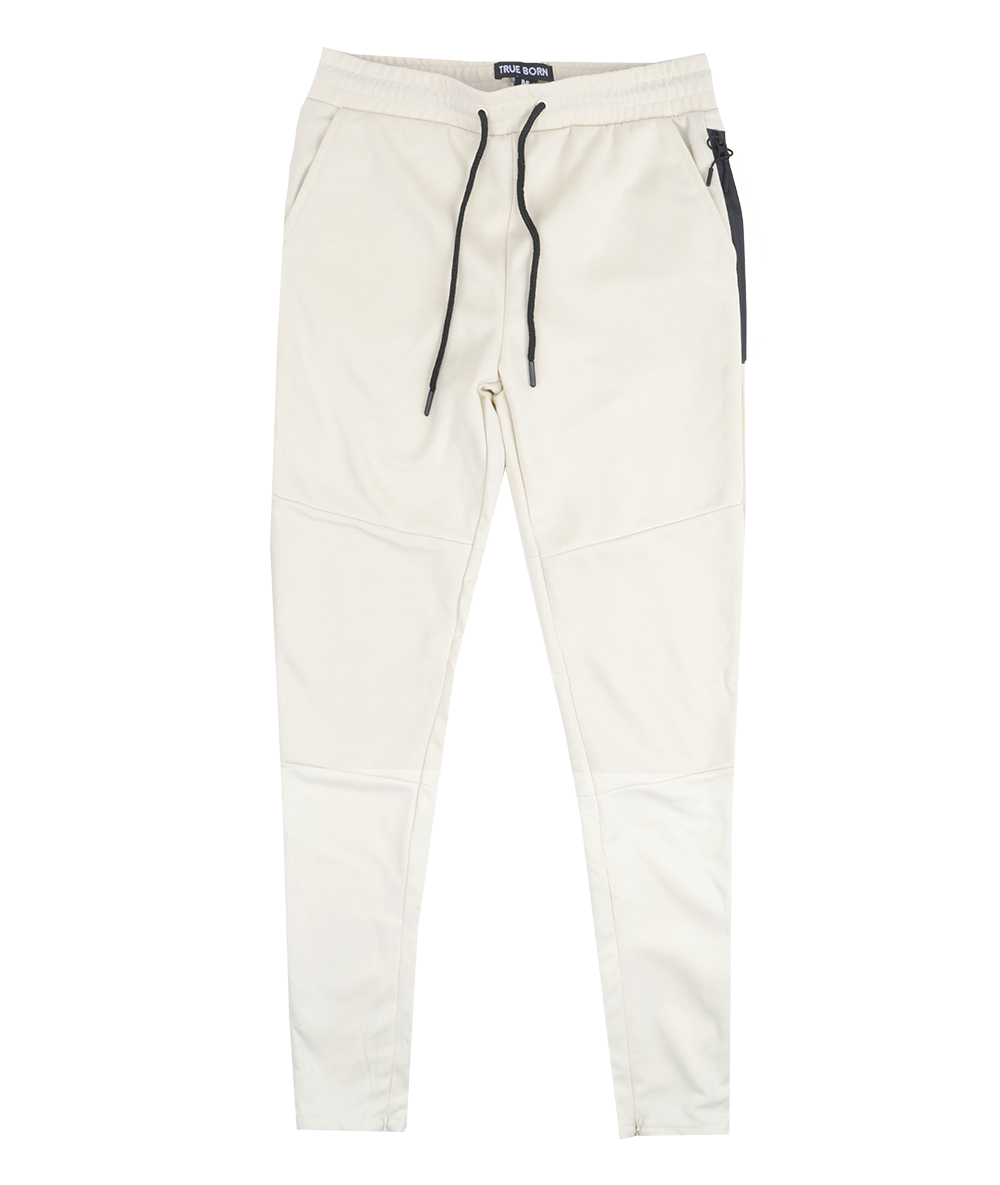 TRUE BORN TRACK PANTS LT BONE - TF601