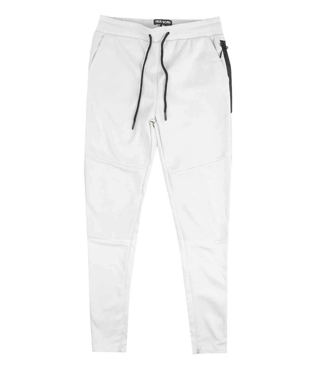 TRUE BORN TRACK PANTS WHITE - TF601