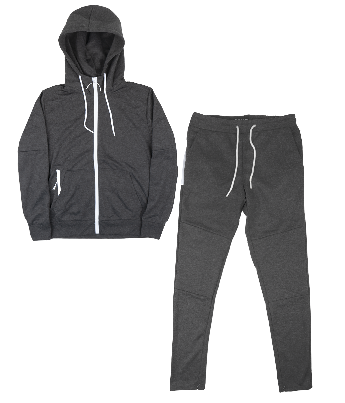 TRUE BORN TRACK JACKET & PANTS SET CHARCOAL - TF501-TH504