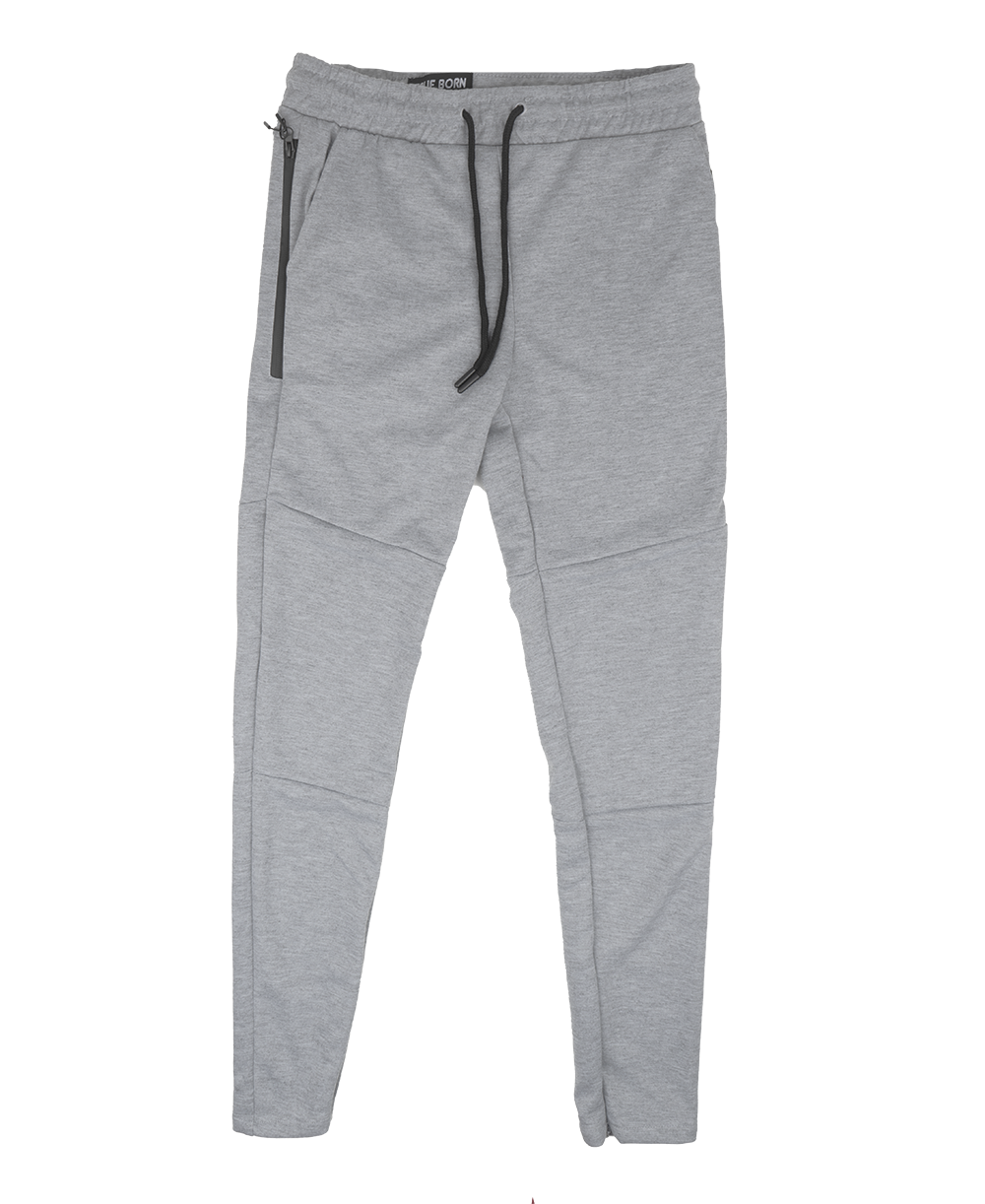 TRUE BORN TRACK PANTS H.GREY - TF601
