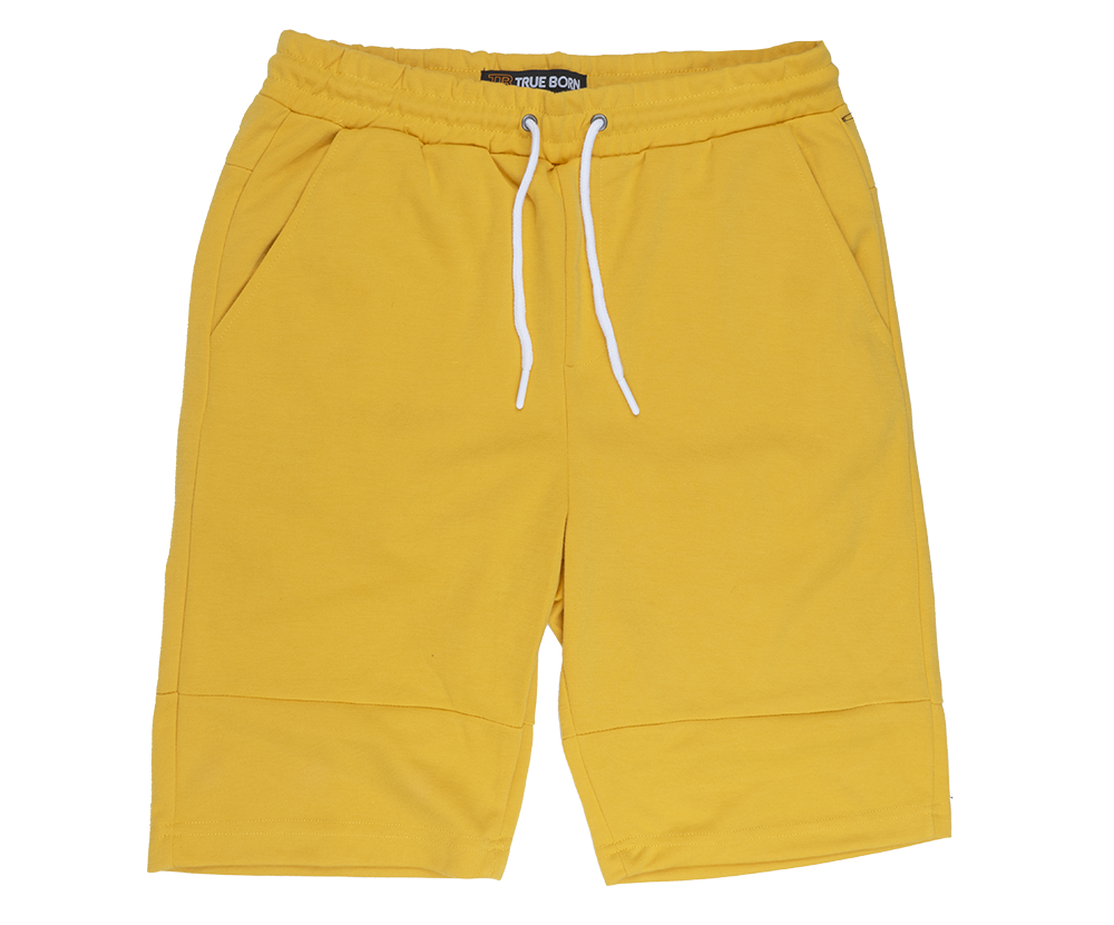 TRUE BORN ATHLETIC SHORTS YELLOW - TS723