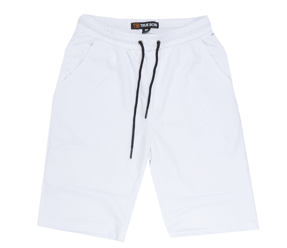 TRUE BORN ATHLETIC SHORTS WHITE - TS723