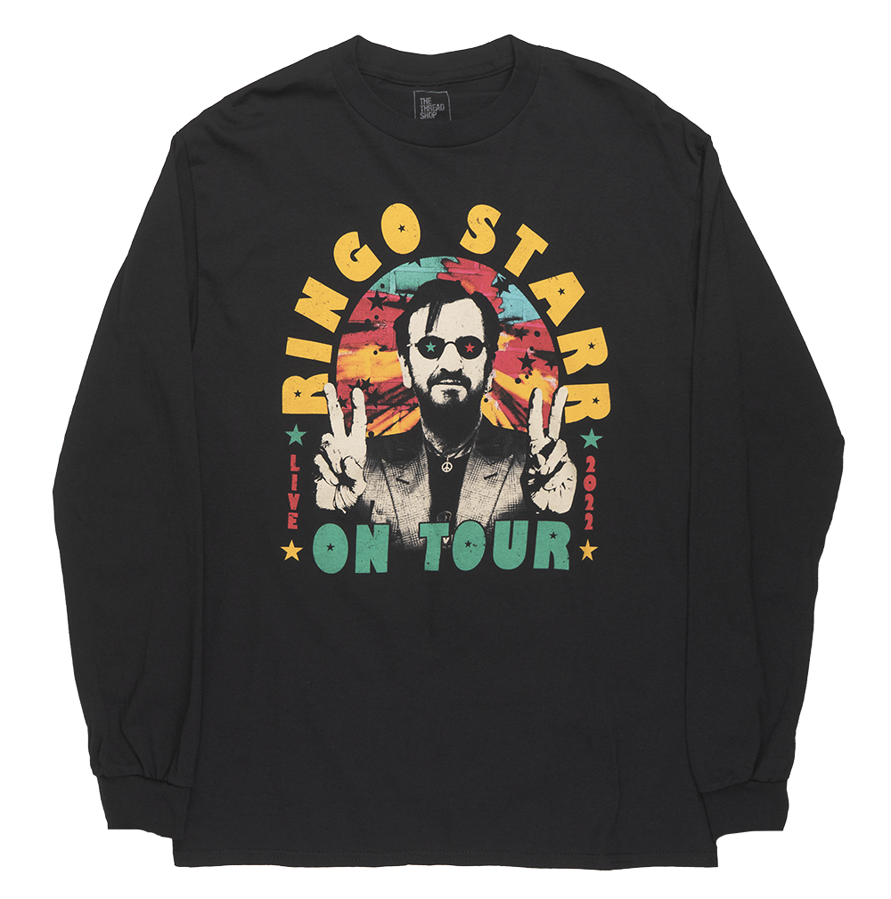 LICENSED RINGO STARR LONG SLEEVE BLACK - 2022 TOUR