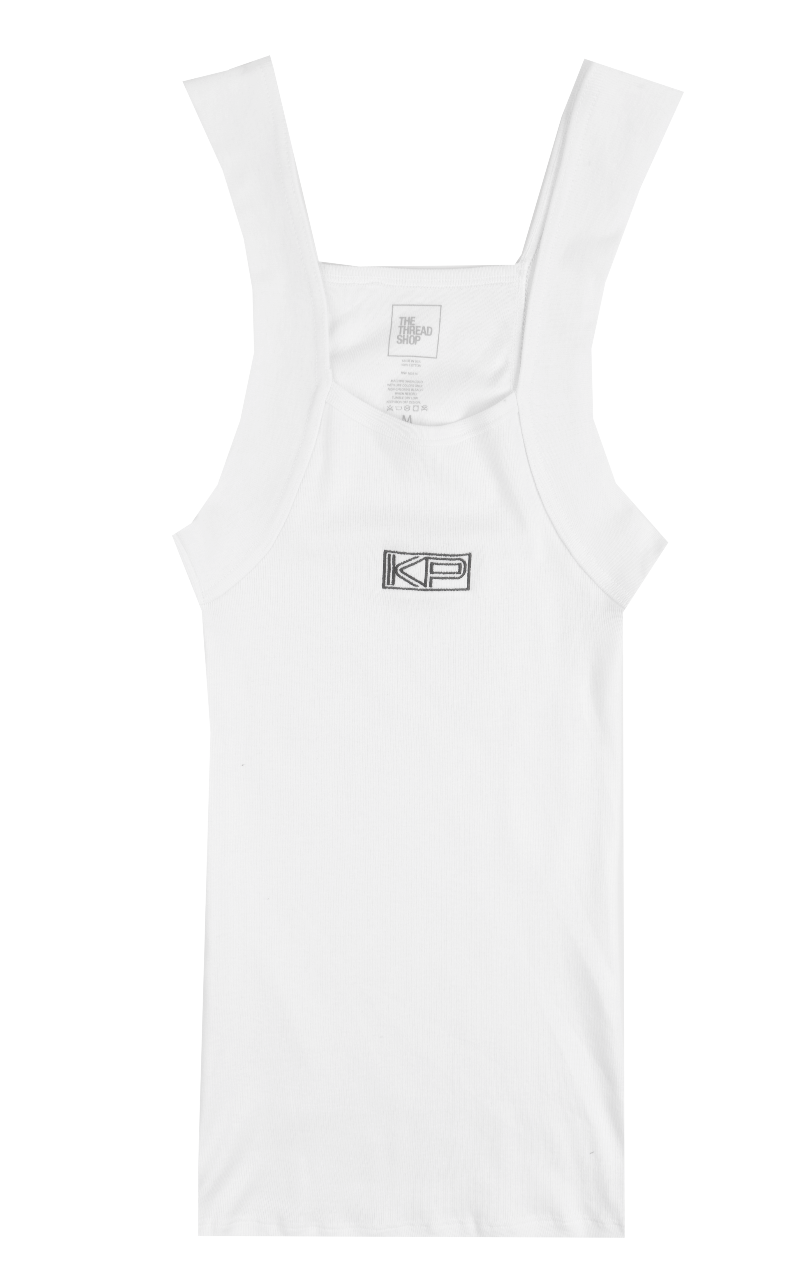 WOMENS LICENSED KING PRINCESS TANK TOP WHITE - CHEST LOGO