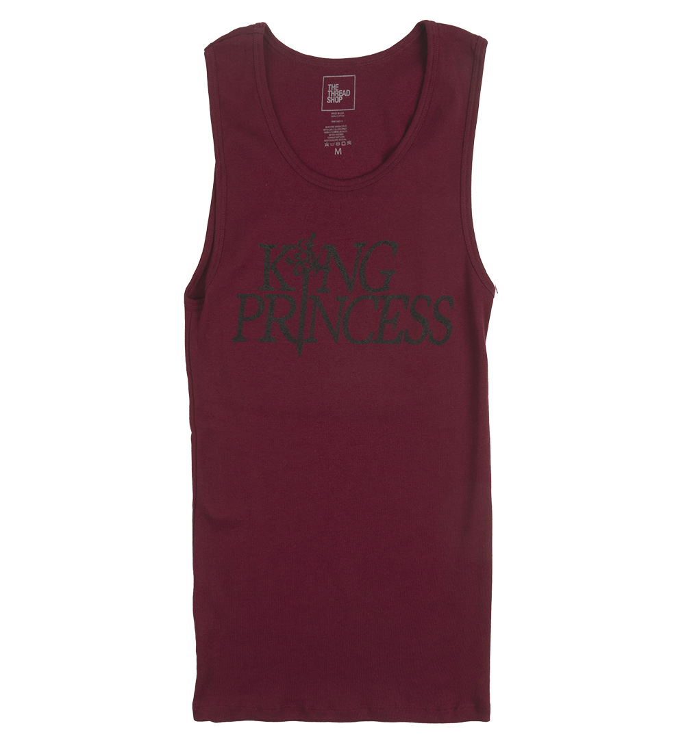 WOMENS LICENSED KING PRINCESS TANK TOP MAROON - KPTNK1024