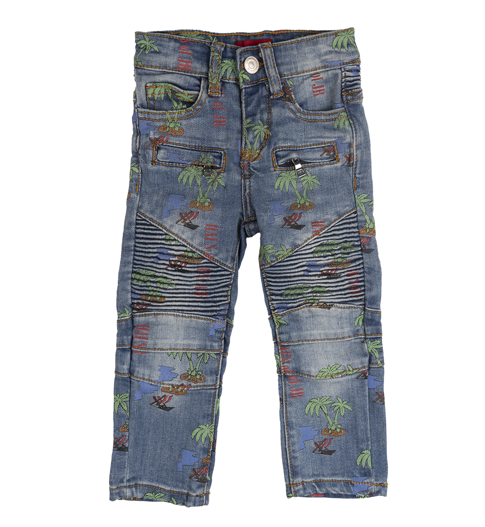 TODDLER HAUS OF JR ASSORTED JEANS MULTI - HOJJNS1024T