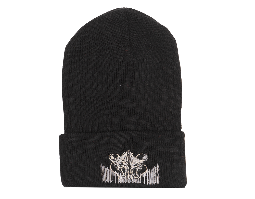 ROLLIN HARD CUFF BEANIE BLACK - RHBNS02