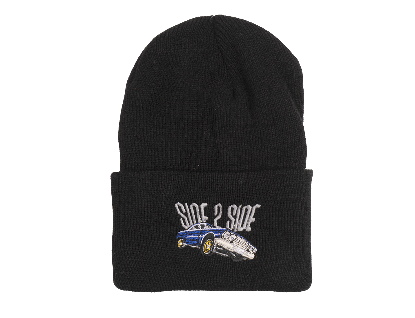 COLOSSEUM CUFF BEANIE BLACK - COLB01