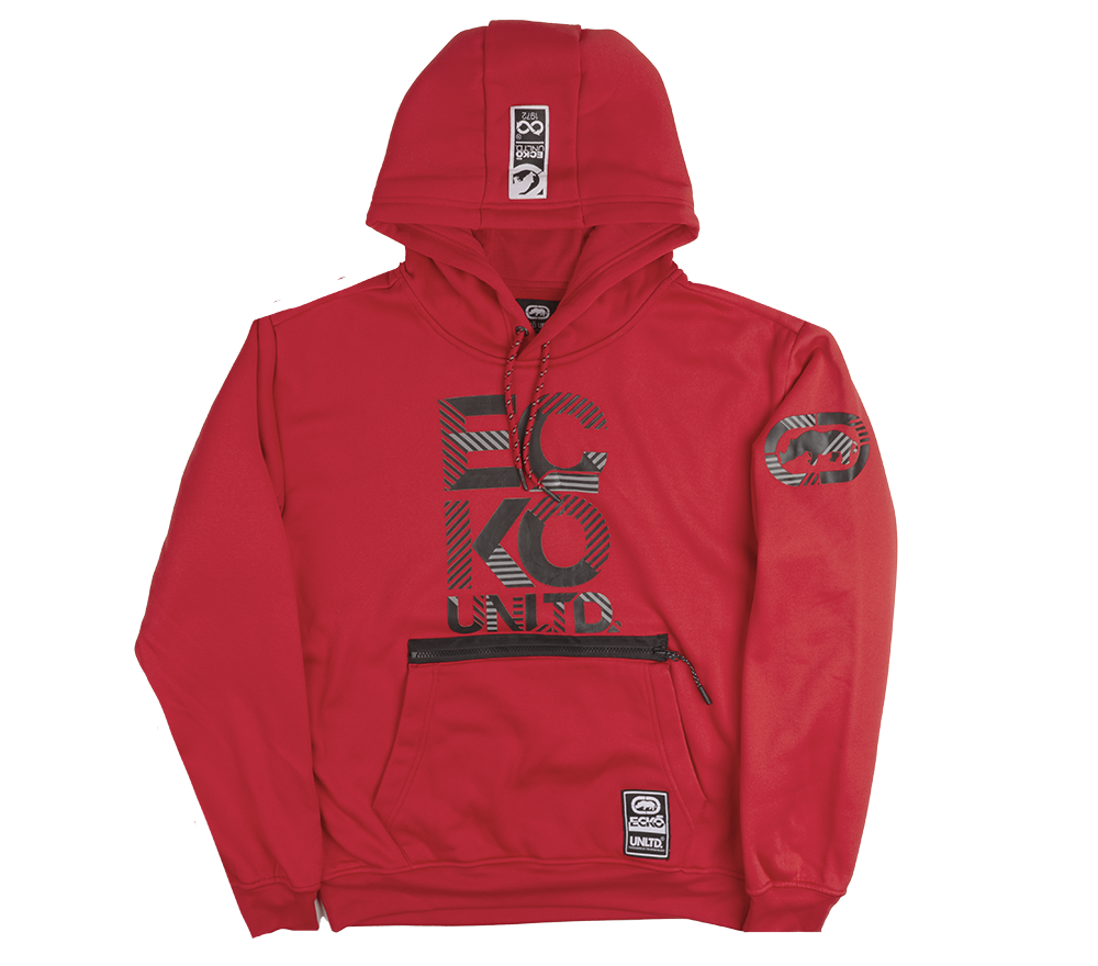 ECKO UNLTD HOODIE SWEATSHIRT TRUE RED - EO32H758