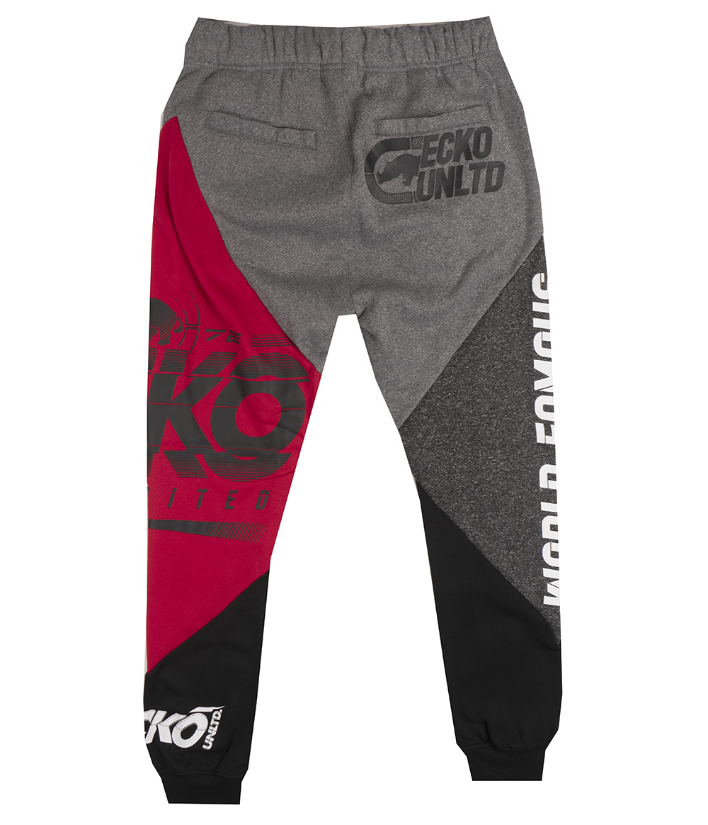 ECKO UNLTD FLEECE JOGGER PANTS TRUE RED - EO12G779