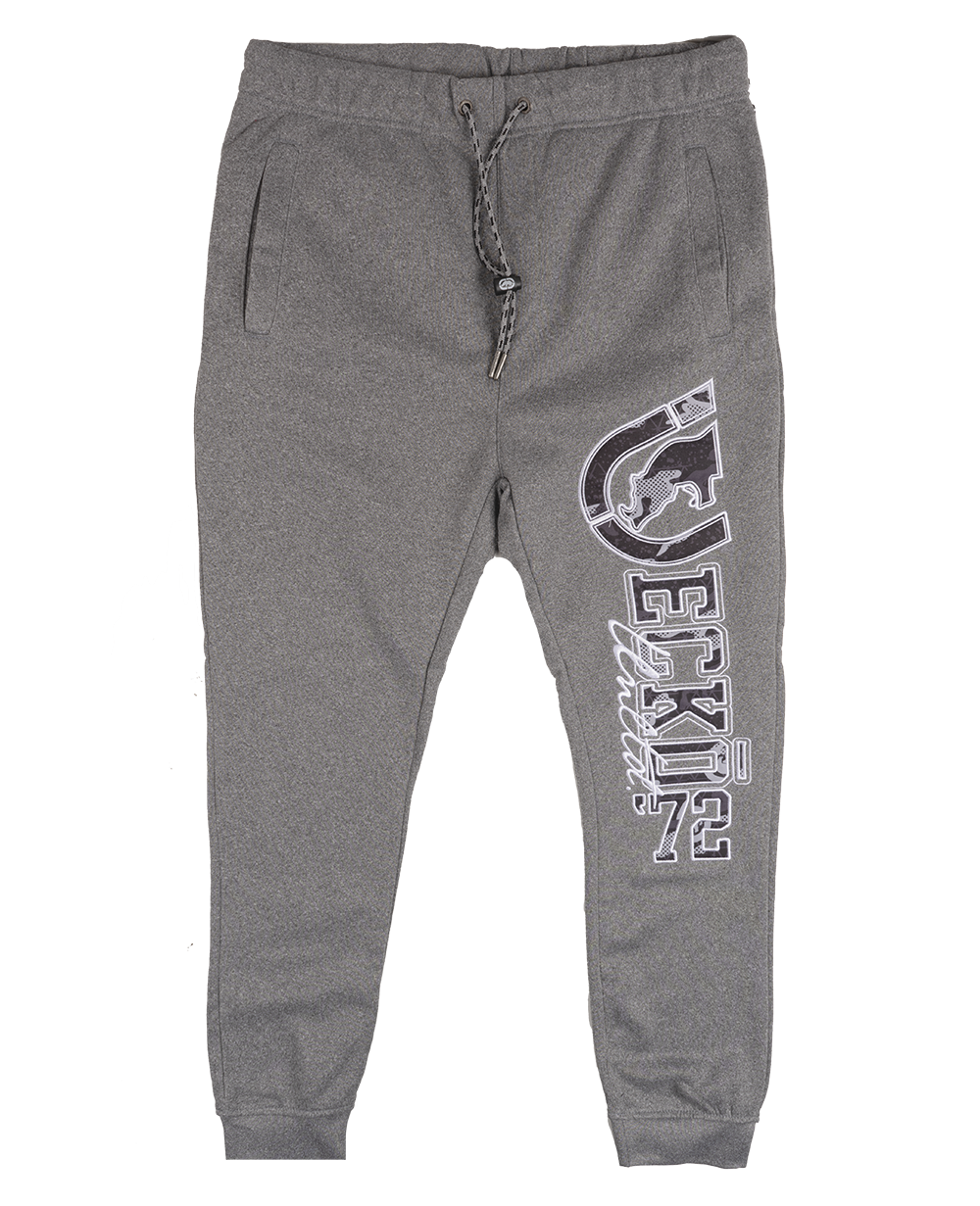 ECKO UNLTD FLEECE JOGGER PANTS GREY MARLED - EO31G592