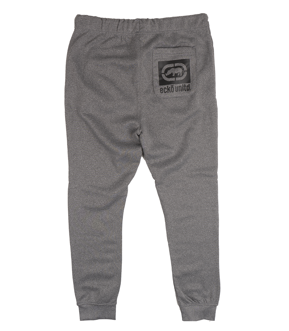 ECKO UNLTD FLEECE JOGGER PANTS GREY MARLED - EO31G592