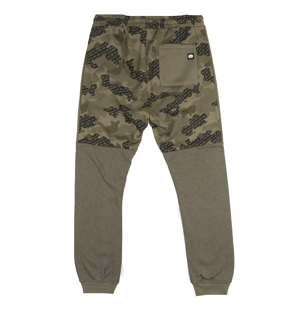 ECKO UNLTD FLEECE JOGGER PANTS OLIVE CAMO - EO31G690