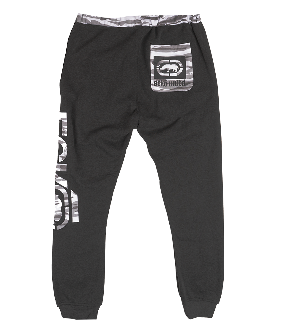 ECKO UNLTD FLEECE JOGGER PANTS CHARCOAL HTR - EO31G578B