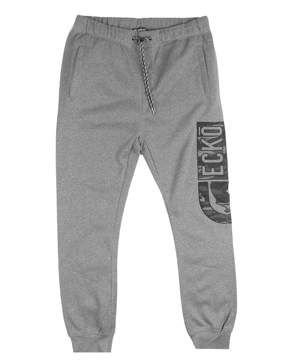 ECKO UNLTD FLEECE JOGGER PANTS CHARCOAL HTR - EO31G586B