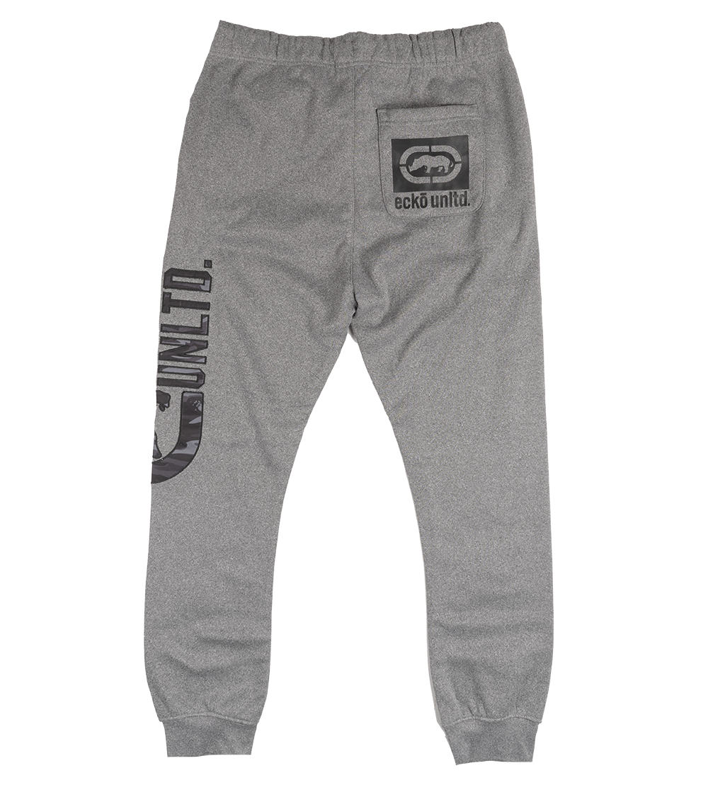 ECKO UNLTD FLEECE JOGGER PANTS CHARCOAL HTR - EO31G586B