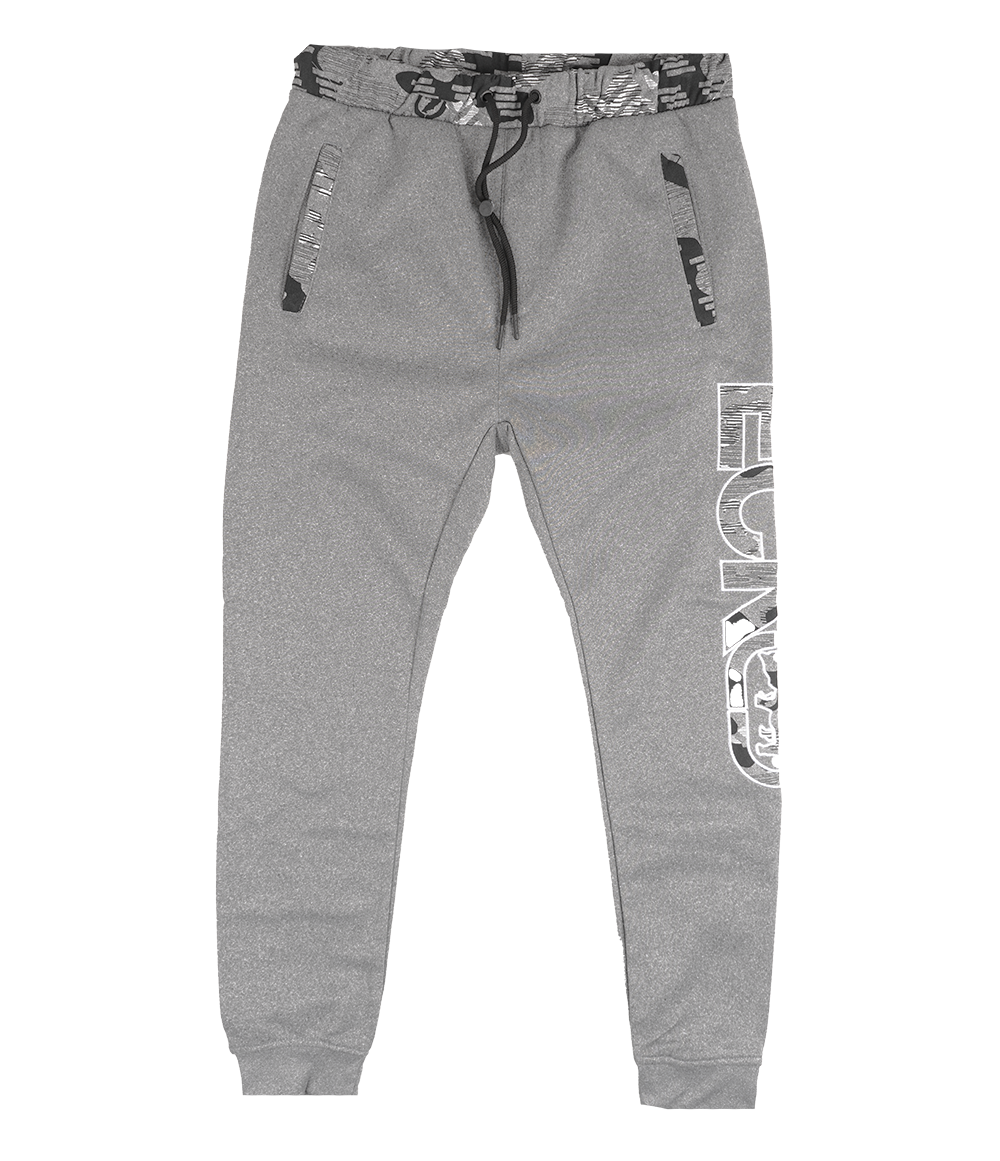 ECKO UNLTD FLEECE JOGGER PANTS GREY MARLED - EO31G577