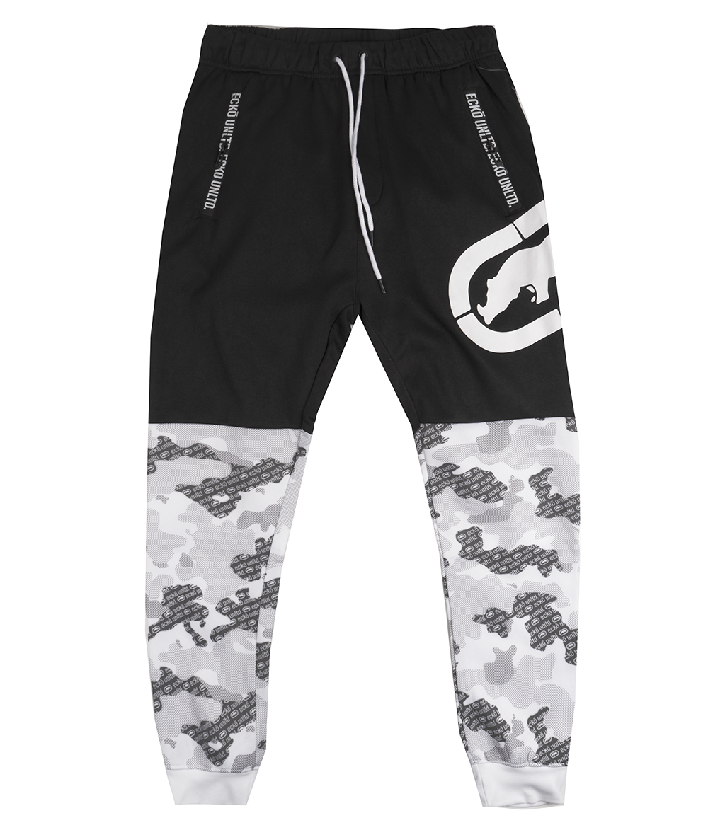 ECKO UNLTD FLEECE JOGGER PANTS WHITE - EO31G624