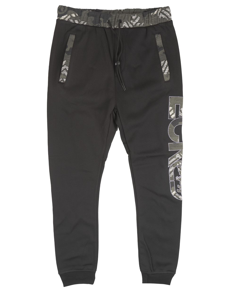 ECKO UNLTD FLEECE JOGGER PANTS BLACK - EO31G577