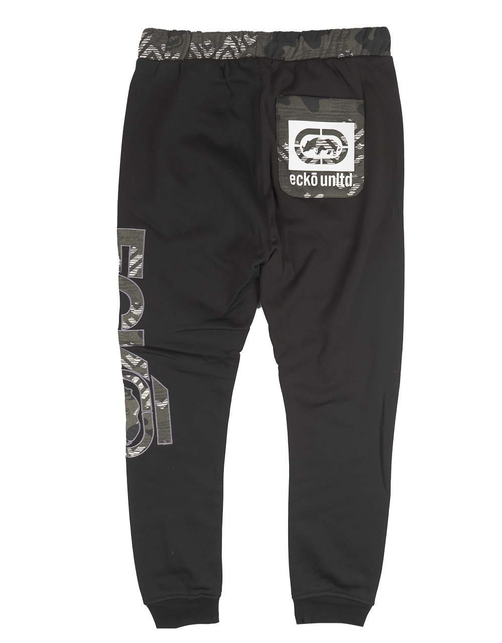 ECKO UNLTD FLEECE JOGGER PANTS BLACK - EO31G577