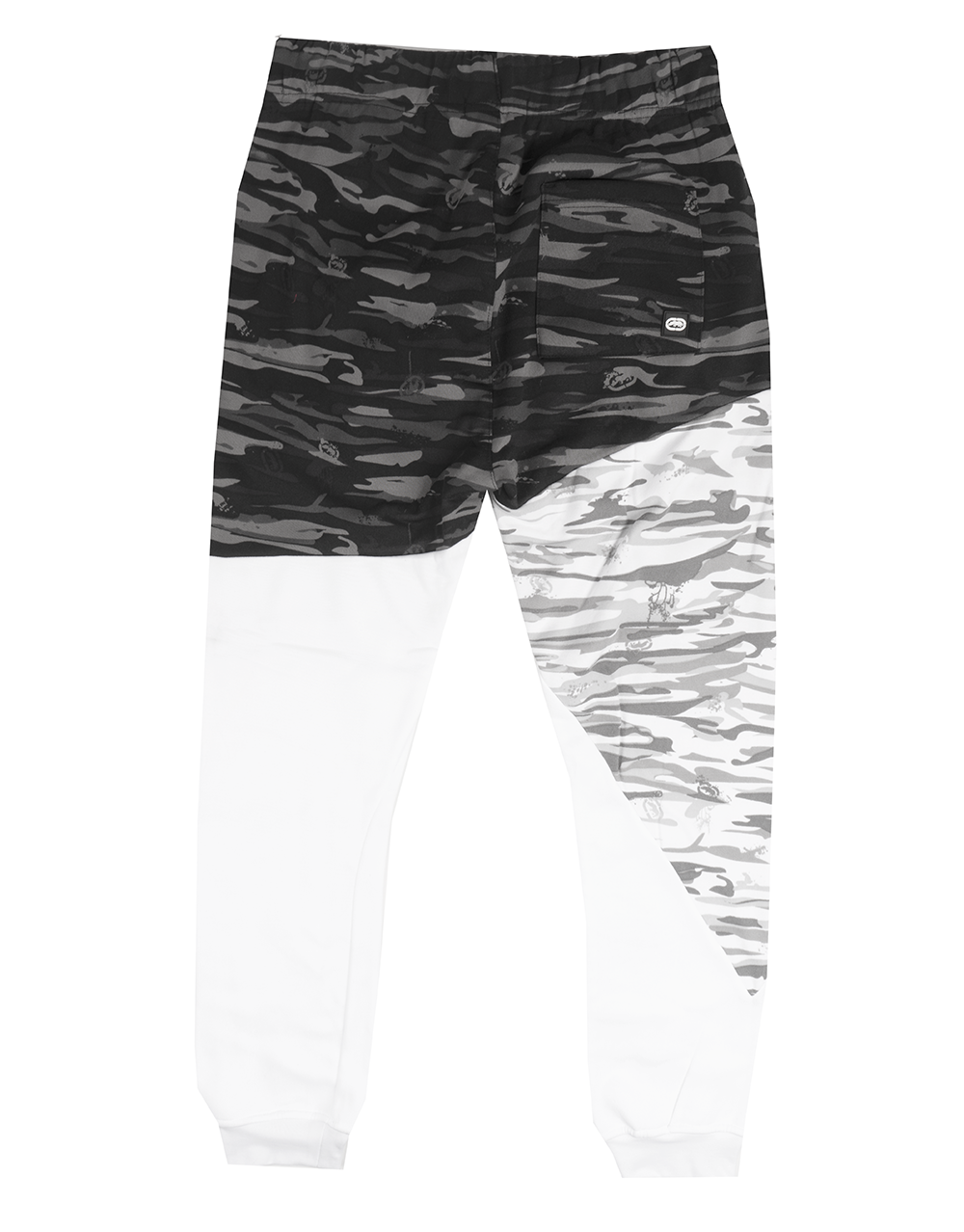 ECKO UNLTD FLEECE JOGGER PANTS WHITE/ CAMO - EO31G687