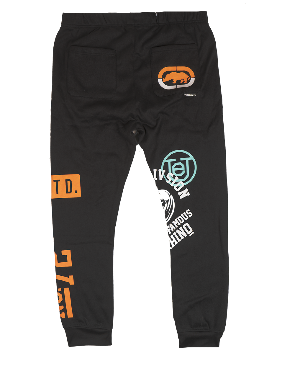 ECKO UNLTD FLEECE JOGGER PANTS BLACK - EO31G698