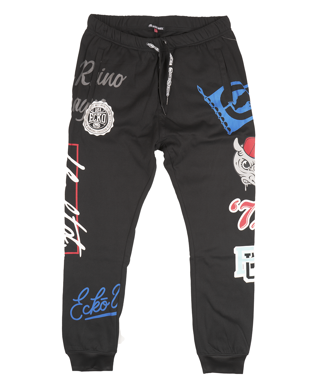 ECKO UNLTD FLEECE JOGGER PANTS BLACK - EO31G700