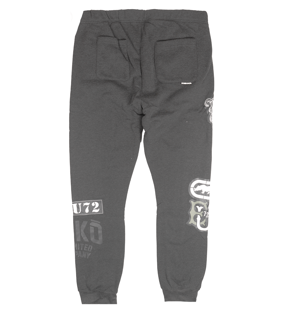 ECKO UNLTD FLEECE JOGGER PANTS CHARCOAL HTR - EO31G521