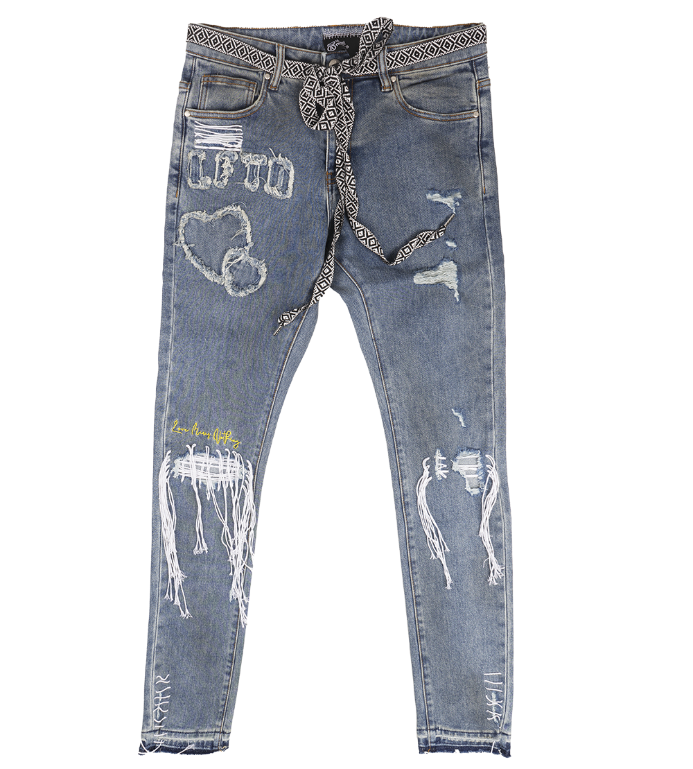 LIFTED ANCHOR ASSORTED JEANS MULTI - LAJNS12424