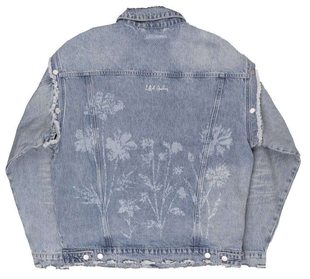 LIFTED ANCHOR DENIM TRUCKER JACKET BLUE WASH - LASP24-23