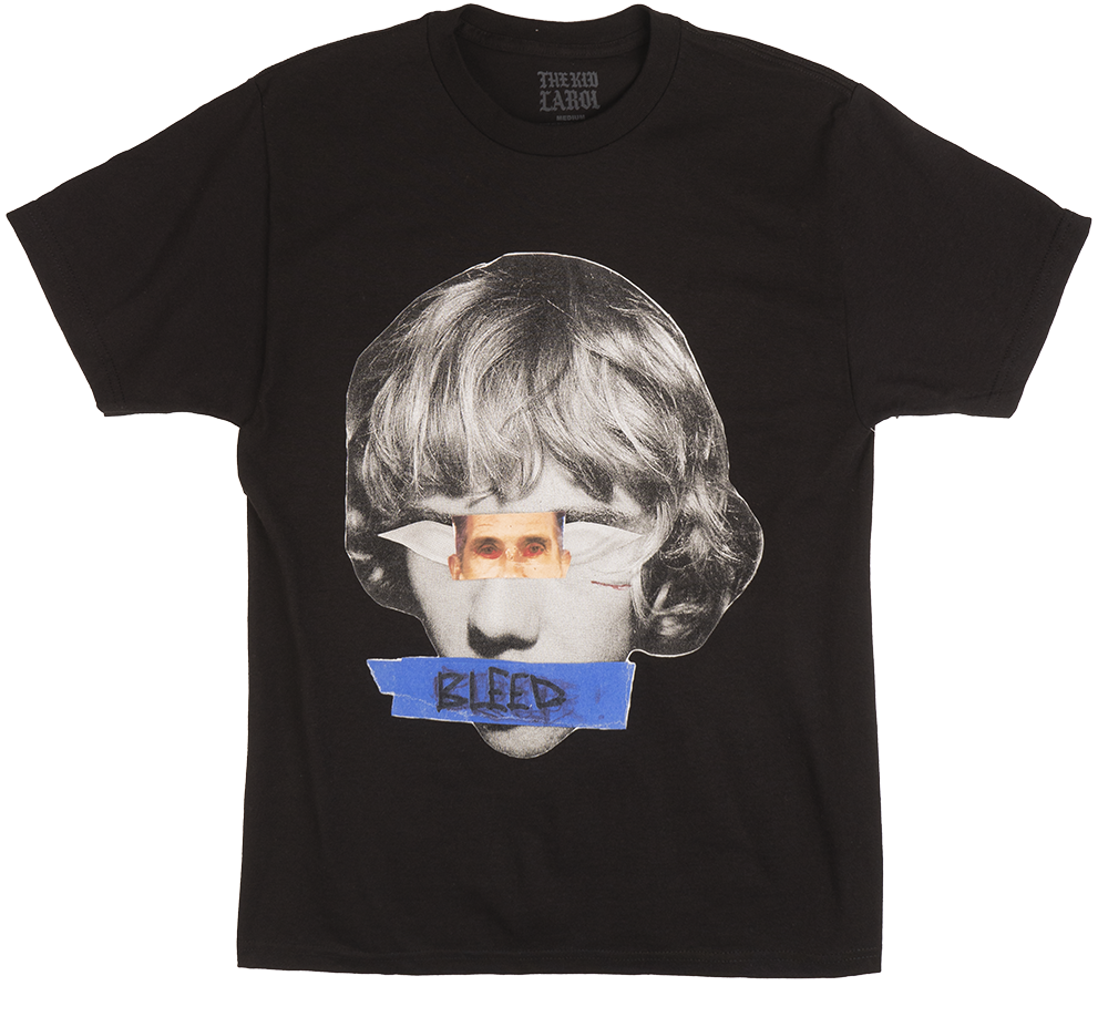 KID LAROI GRAPHIC T-SHIRT BLACK - FACE