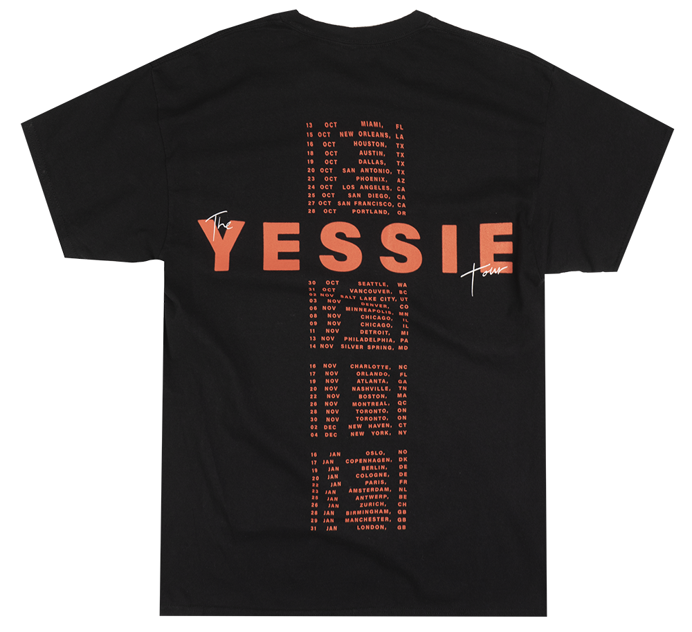 JESSIE REYES GRAHIC T-SHIRT BLACK - ALBUM TOUR